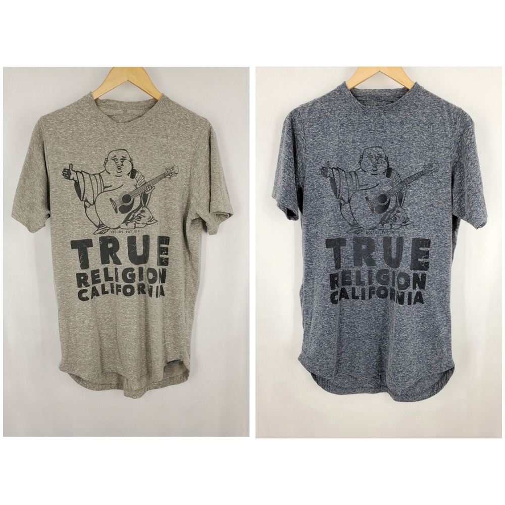 True Religion 📿 Buddha California Tee Bundle of 2
